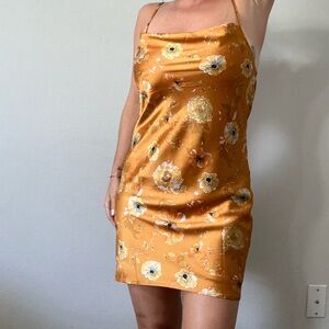 Floral slip babydoll dress